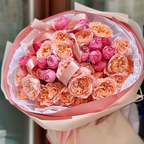 💥 Peony Roses Julietta + Silva — Nomad Flowers