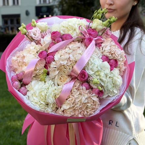 💕 Big Pink Bouquet — Nomad Flowers