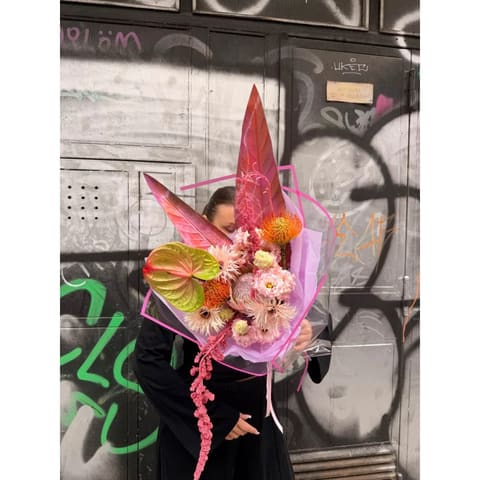 Custom-made Exotic Bouquet - Size M — Dopamine