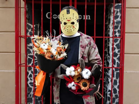 👻🕸️ Combo Dark Night (kytice Spider + kytice Přizrak) — Fleur de Lys