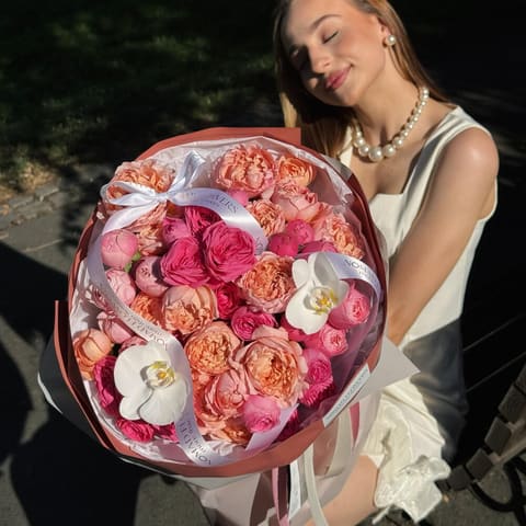 💣 Peony Roses Boom — Nomad Flowers