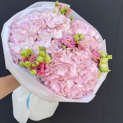 Hydrangea+lisianthus — Gloxinie