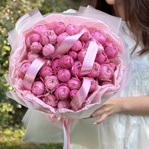 🌸 Peony Roses Silva Pink — Nomad Flowers