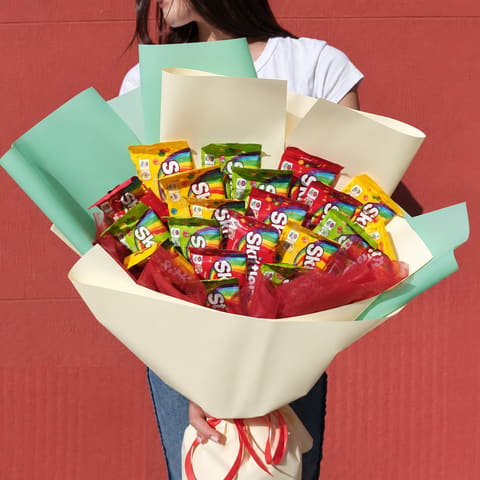 🌈 Skittels bouquet XXL — Fleur de Lys